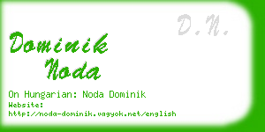 dominik noda business card
